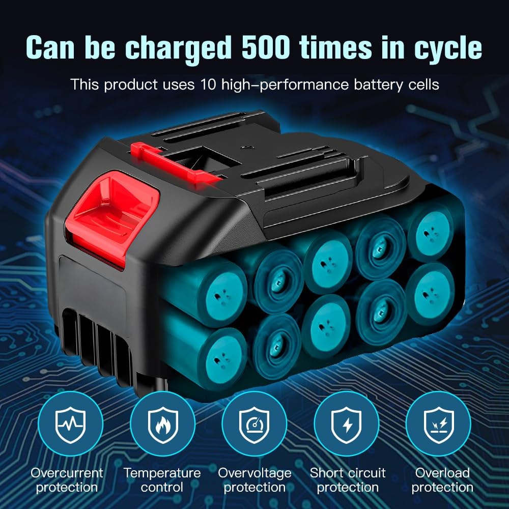 Amazon.com: 2 pcs Batteries Replacement for Makita, 4.0Ah 4000mAh